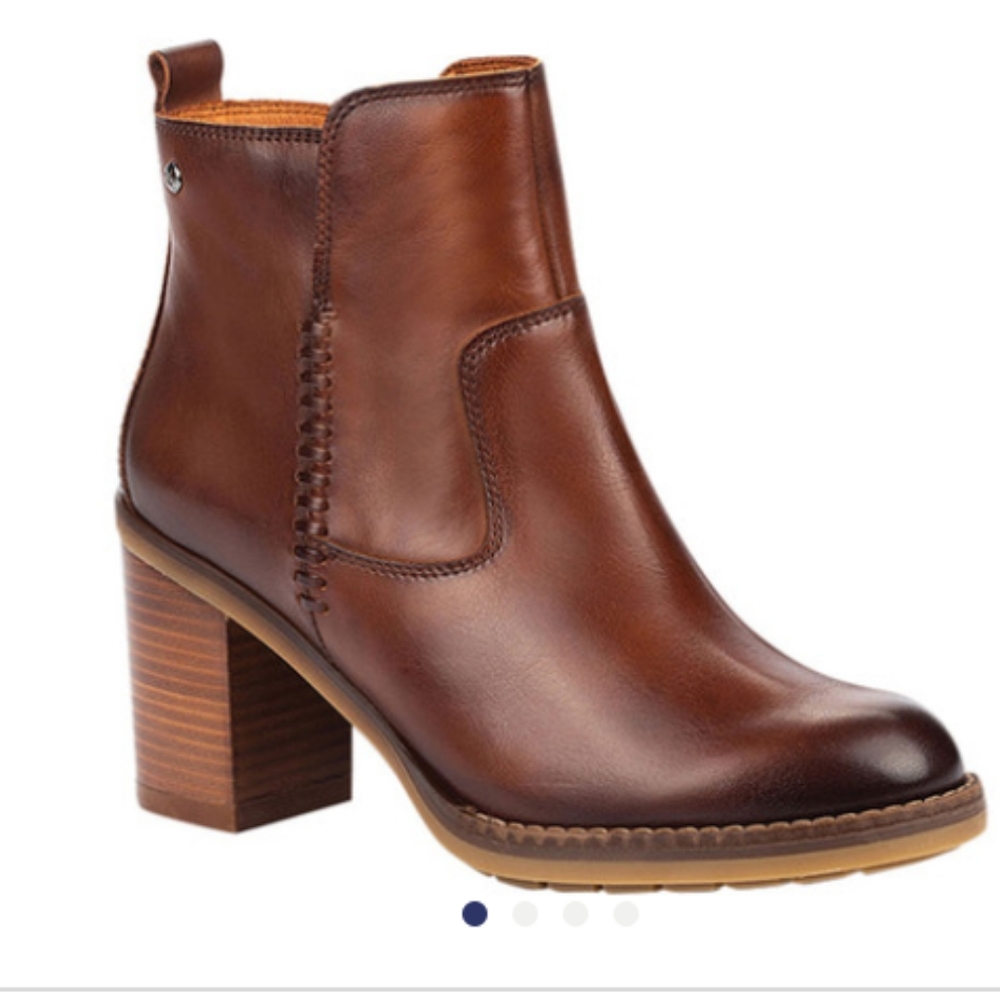 NWT Pikolinos Pompeya Brown Leather Booties